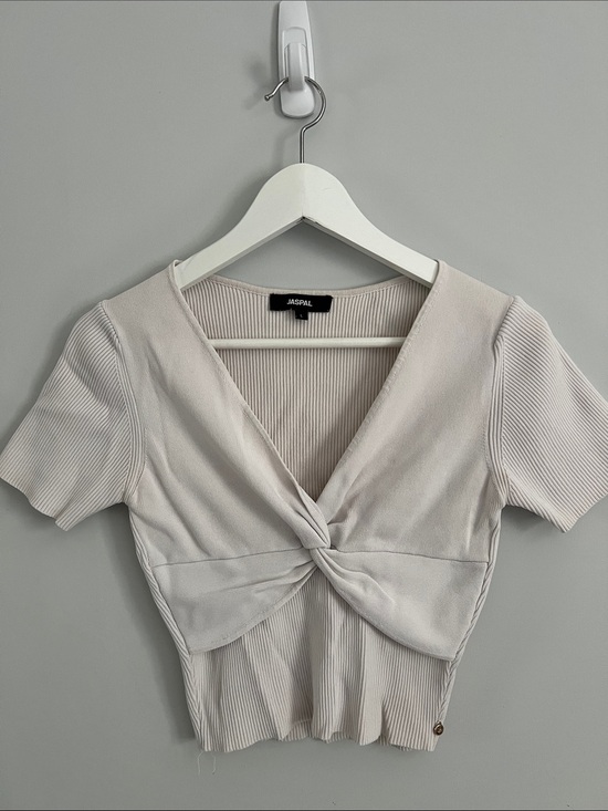 Jaspal Tops - Jaspal crop Top in off white color